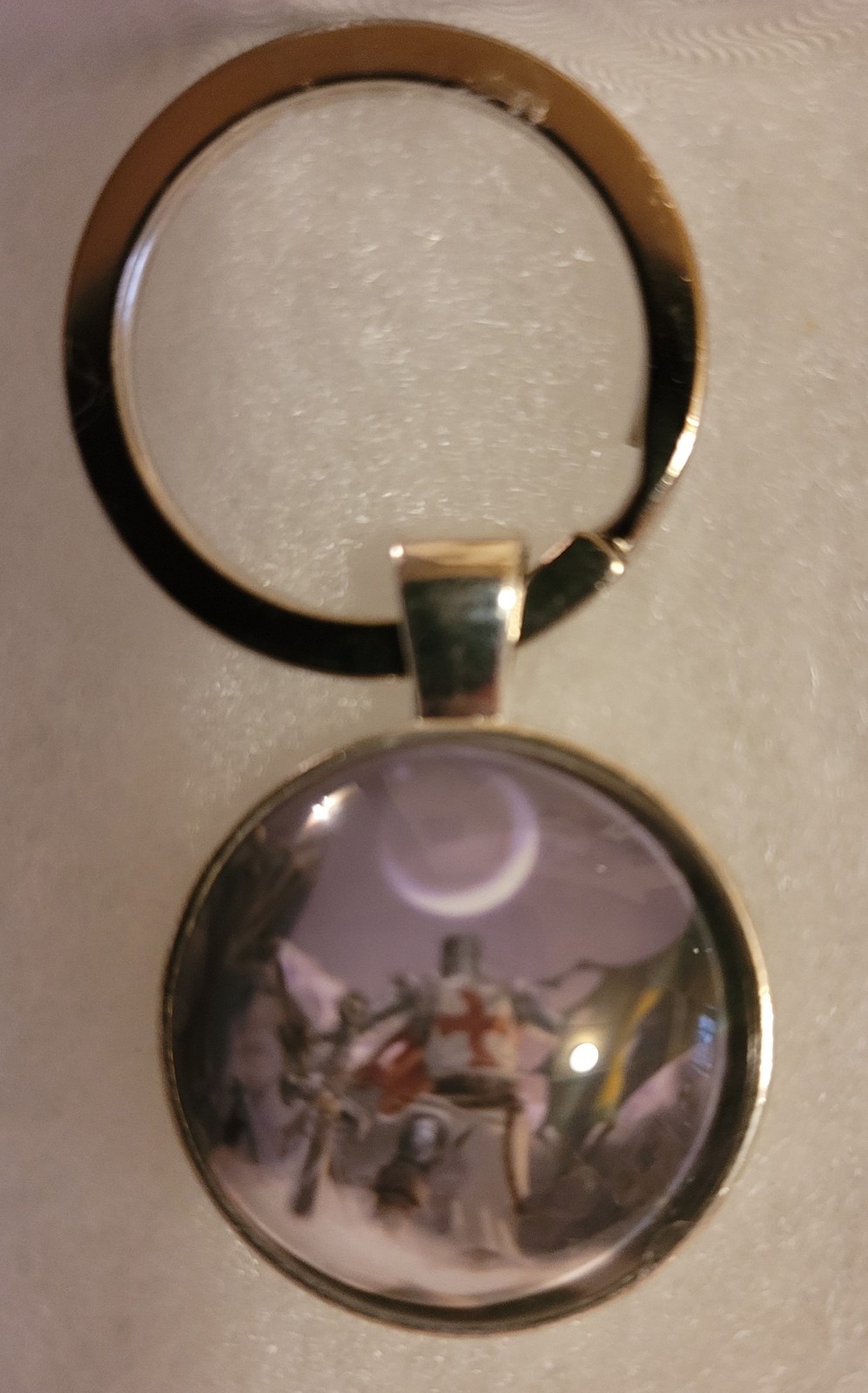 Knights Templar Christian Warrior Key Ring