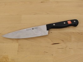 Wusthof Gourmet 4562 16cm Chefs Knife 6.5&quot; Solingen Germany Black Handle - $29.69