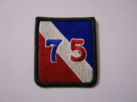 75th INFANTRY DIVISION PATCH FULL COLOR MERROWED EDGE:K9 - $3.85