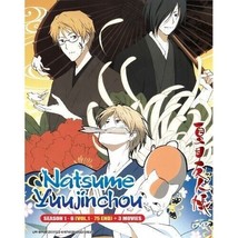 Natsume Yuujinchou Season 1 - 6 (VOL.1 - 75 End) + 3 Movies Dvd - £35.69 GBP