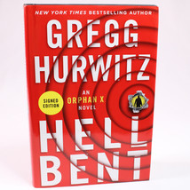 Signed Hellbent By Gregg Hurwitz Hardback Book With Dj First Edition 2018 Crime - $32.72