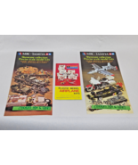 MRC Tamiya Monogram Promo Ad Flyers Lot of 3 Vintage Model Kits Ads 1973 - $9.99