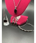 Studio 1886 Majestic Mauve Set - Necklace, Earrings, Ring (Size 10) &amp; Br... - €34,94 EUR