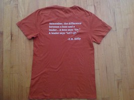 Leadership Boot Camp T- Shirt Size Medium With Quote from E.M. Kelly - $8.90