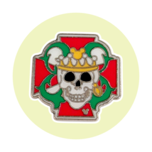 Pirates of the Caribbean Disney Pin: Pirate King Skull  - £10.24 GBP