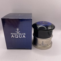 Nautilus Aqua Pour Homme Eau De Toilette Spray 3.3 Fl. Oz New In Box Rare - £68.52 GBP