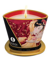 Shunga Massage Candle Romance - 5.7 Oz Strawberry Wine - £14.96 GBP