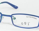 Ogi Kids Mod. OK42 691 Occhiali Blu Montatura In Metallo 42-18-120mm Corea - $58.01