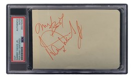 Sammy Davis Jr Signé Slabbed Rat Paquet Coupe Signature PSA / DNA 85076492 - $485.00