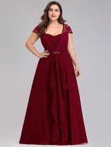 Plus size Evening Dresses long A-LINE Sleeveless Square Collar 2023 ever pretty  - £102.14 GBP