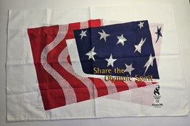 NEW Cannon Pillowcase 1996 Atlanta Olympics USA Share the Olympic Spirit VTG - £5.25 GBP