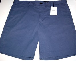 Theory  Blue Plaid Men&#39;s Regular Fit Cotton Casual Shorts  Size 38 NEW $175 - £58.60 GBP