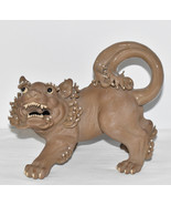Antique Chinese Shiwan Stoneware Foo Dog Fu Lion Shiwan Guardian Lion Si... - £519.58 GBP