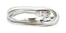 Indoor 15 ft. L White Extension Cord 16/2 SPT-2 - $9.95