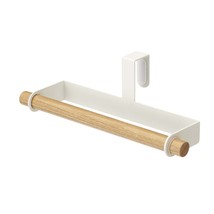 Yamazaki Home Cabinet Door Dish Towel Hanger, | Steel + Wood | Kitchen O... - £36.17 GBP