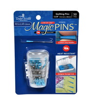 Taylor Seville Magic Pins Quilting  Pins In Designer Case 50pc - £11.92 GBP
