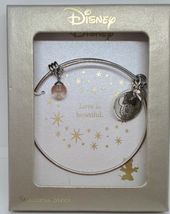 Disney Stainless Steel Love Is Bowtiful Heart Mickey 8mm Cherry Quartz image 2