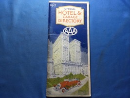 American Automobile Association / 1925 Official AAA Hotel &amp; Garage Direc... - $1,319.05 MXN
