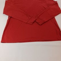 George Crewneck Men's Long Sleeve Red Cotton T-Shirt L (42-44) image 8
