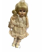 Vintage Leonardo Collectors Porcelain Doll  with Stand 41cm (16&quot;) - £24.26 GBP