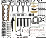 Pistons Timing Chain Kit for 2.0T Audi Jetta CCTA GTI EOS A4 Q5 Volkswag... - $246.93