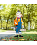 36 In. H Fall Metal Scarecrow Yard Stake/Standing/Hanging Sign (KD, 3-Fu... - $43.80