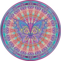 Mandala Butterfly Puzzle 1000 Pieces for Adults, Colorful Round Gradient Jigsaw  - £13.99 GBP