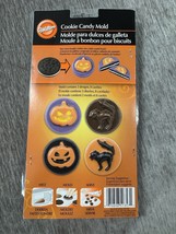 Wilton Cookie Candy Mold Halloween Black Cat Jack O Lantern 2115-1357 Co... - $19.79