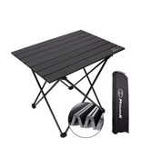 MSSOHKAN Camping Table Folding Portable Camp Side Table Aluminum Lightwe... - £15.58 GBP