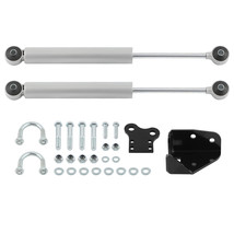 Dual Steering Stabilizer for Jeep Wrangler YJ 1987-1995 w/ 4-6.5&quot; Lift - £70.85 GBP