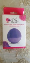 Plum Beauty Purple Compact Sonic Facial Cleansing Brush Rechargeable 3 S... - $5.89