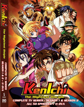Dvd Anime Kenichi: The Mightiest Disciple Sea 1-2 + 11 Ova Eng Dub + Free Ship - £36.74 GBP