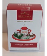 2022 HALLMARK KEEPSAKE ORNAMENT SEASON&#39;S TREATINGS MEMBER EXCLUSIVE LIMI... - $978.47 MXN