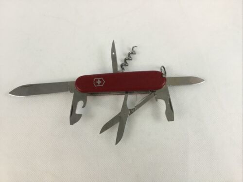 Primary image for Victorinox Suisse Officer Red Rostfrei Swiss Army Knife 7 Tools 