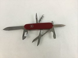 Victorinox Suisse Officer Red Rostfrei Swiss Army Knife 7 Tools  - $42.08