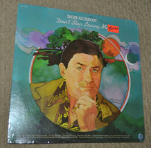sealed country LP Don Gibson Don&#39;t Stop Loving Me Hickory MGM 1975 Praying Hands - £7.97 GBP