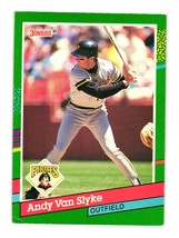 1991 Donruss #552 Andy Van Slyke Pittsburgh Pirates - £1.56 GBP