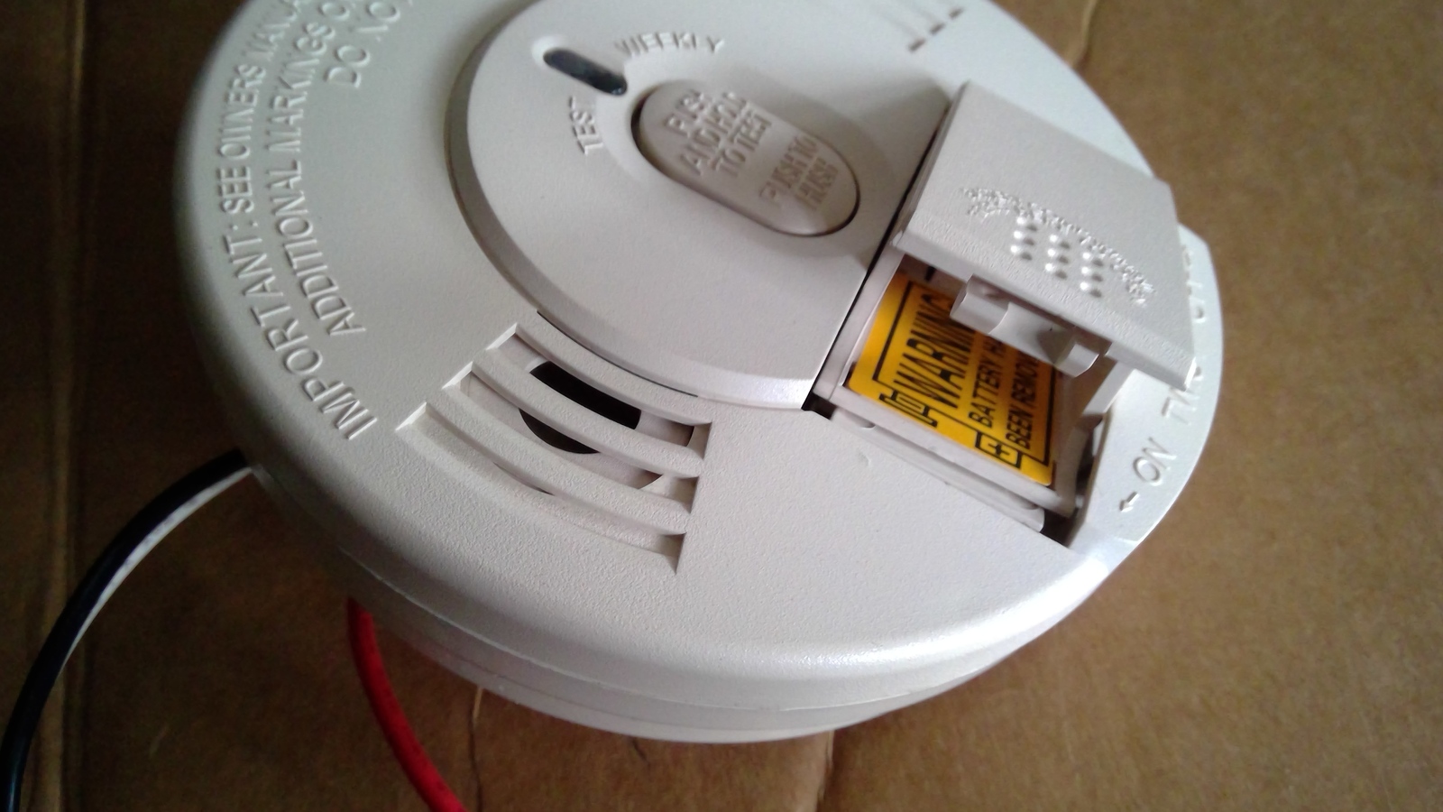 Kidde i12060 Ionization Smoke Alarm with Front Battery backup Fire