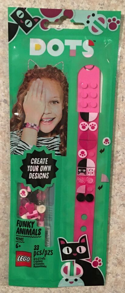 LEGO Dots 41901 Funky Animals Bracelet Kit - New - $7.00