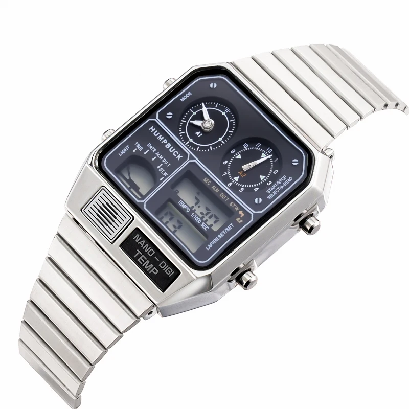 Effortless Elegance Square Shape Elegant Watch Date Display Multi-Functi... - £47.57 GBP