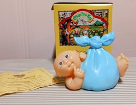 Vintage 80&#39;s Toys Cabbage Patch Kids Piggy Change Bank Its A Boy Blue - $19.83