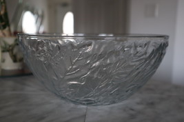 Vintage Indiana Depression Clear Glass Large Fruit Bowl 10.5W x 4 3/4H - £35.96 GBP