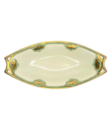 Hutschenreuther Selb Celery Dish Bowl Art Deco Nouveau Green Gold Bavari... - £27.23 GBP