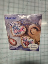 Bucilla Ribbon Embroidery Kits: Floral Magic: Set Of Two Pins. Approx. 2”x2”. - £8.28 GBP