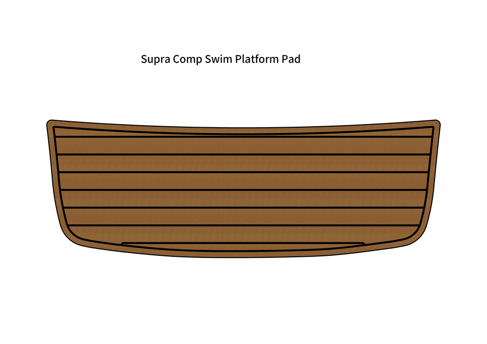 Supra Comp Swim Platform Step Pad Boat EVA Foam Faux Teak Deck Floor Mat - $281.00