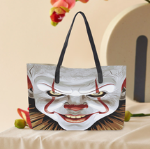 Leather Pennywise IT Horror Clown | Hunting Horror Canvas Tote  - $750.11 MXN