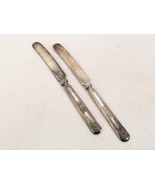 Lot of 2 Antique Silver Plate Butter Knives, William Rogers &amp; Son, SLVR-08 - €12,81 EUR