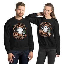 Boot Scoot Spooky Cowboy Ghost Retro Western Halloween Unisex Sweatshirt... - $33.65+