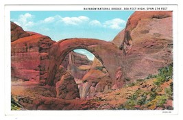 Vtg Rainbow Natural Bridge Utah Postcard Glen Canyon Nra Lake Powell Arizona - £11.76 GBP