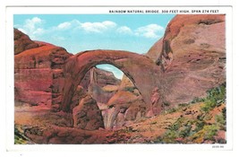 Vtg RAINBOW NATURAL BRIDGE Utah POSTCARD Glen Canyon NRA LAKE POWELL Ari... - £11.59 GBP